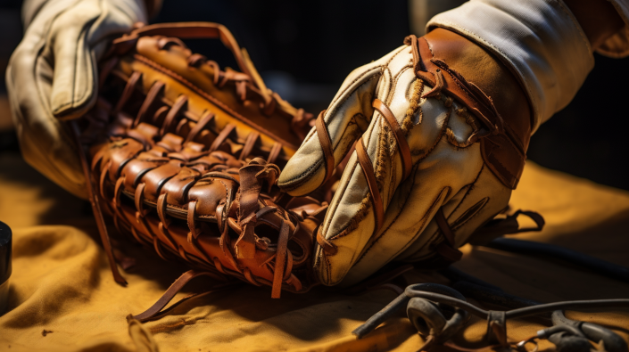 Restringing Baseball Glove Laces